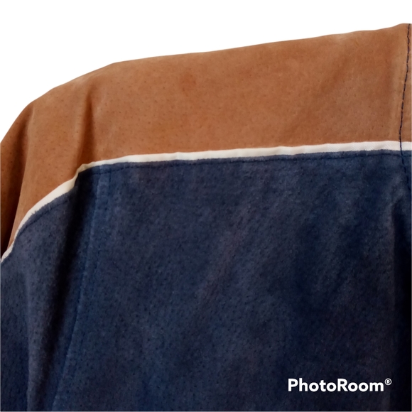 RAMS Leather-Suede Jacket NFL for Her Size Medium Vintage/Retro Varsity/Bomber - Picture 5 of 13